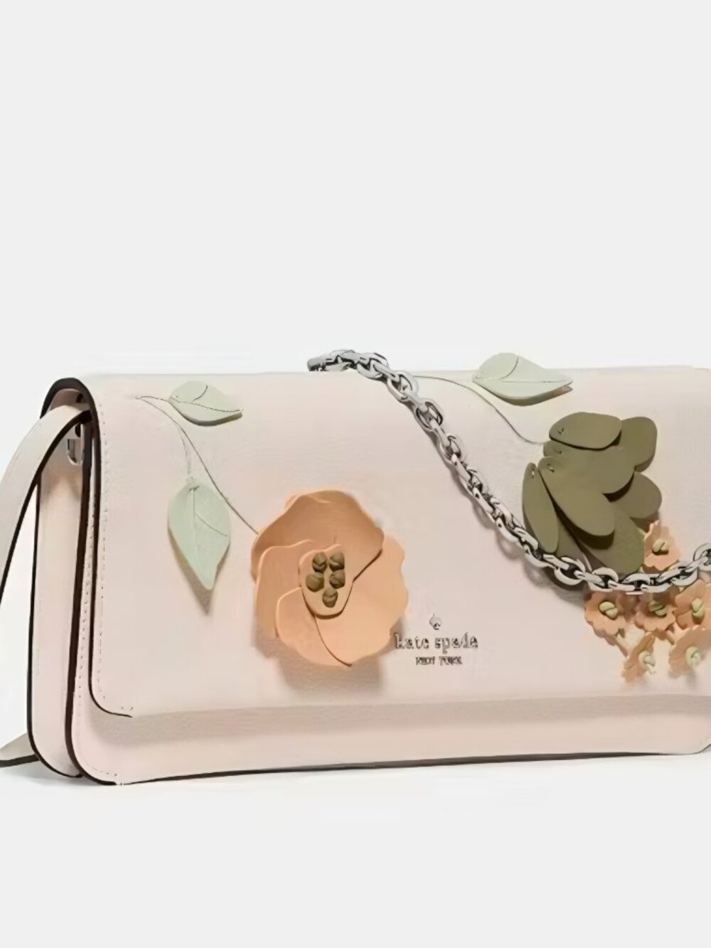 🌸 Kate Spade New York Pink Floral Appliqué Bag NWT 🌸 - Picture 7 of 8